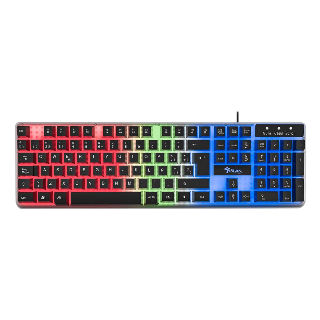 Teclado Stylos STTEALLED1T